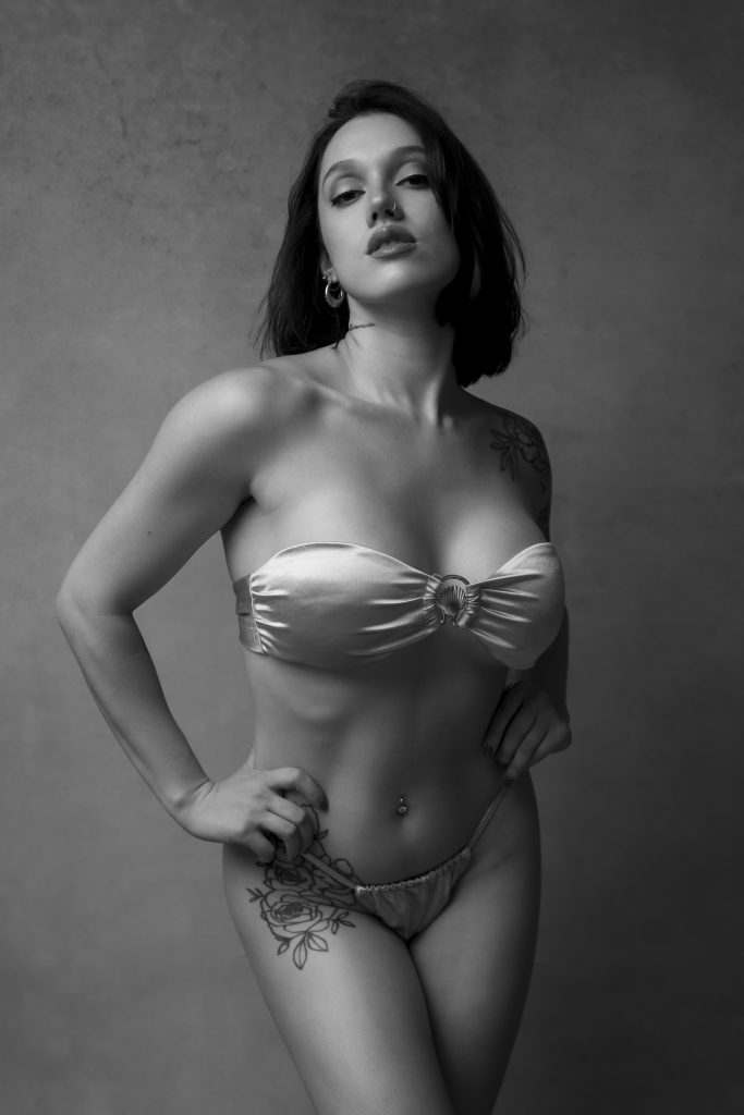 Sesión boudoir estilo editorial